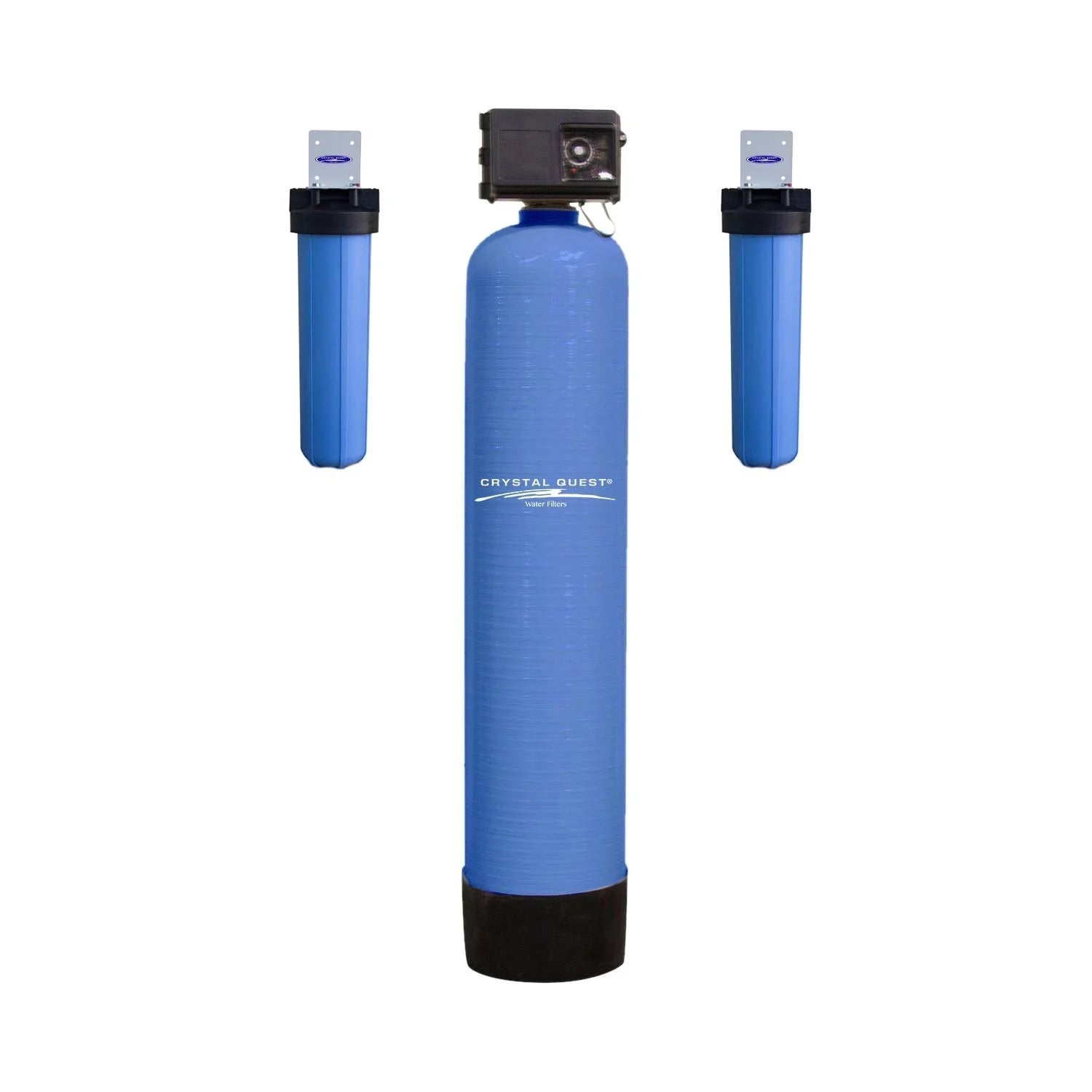 Crystal Quest High Flow Whole House Water Filter - 15 GPM Standalone (1-3 Bathrooms)