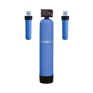 Crystal Quest High Flow Whole House Water Filter - 15 GPM Standalone (1-3 Bathrooms)