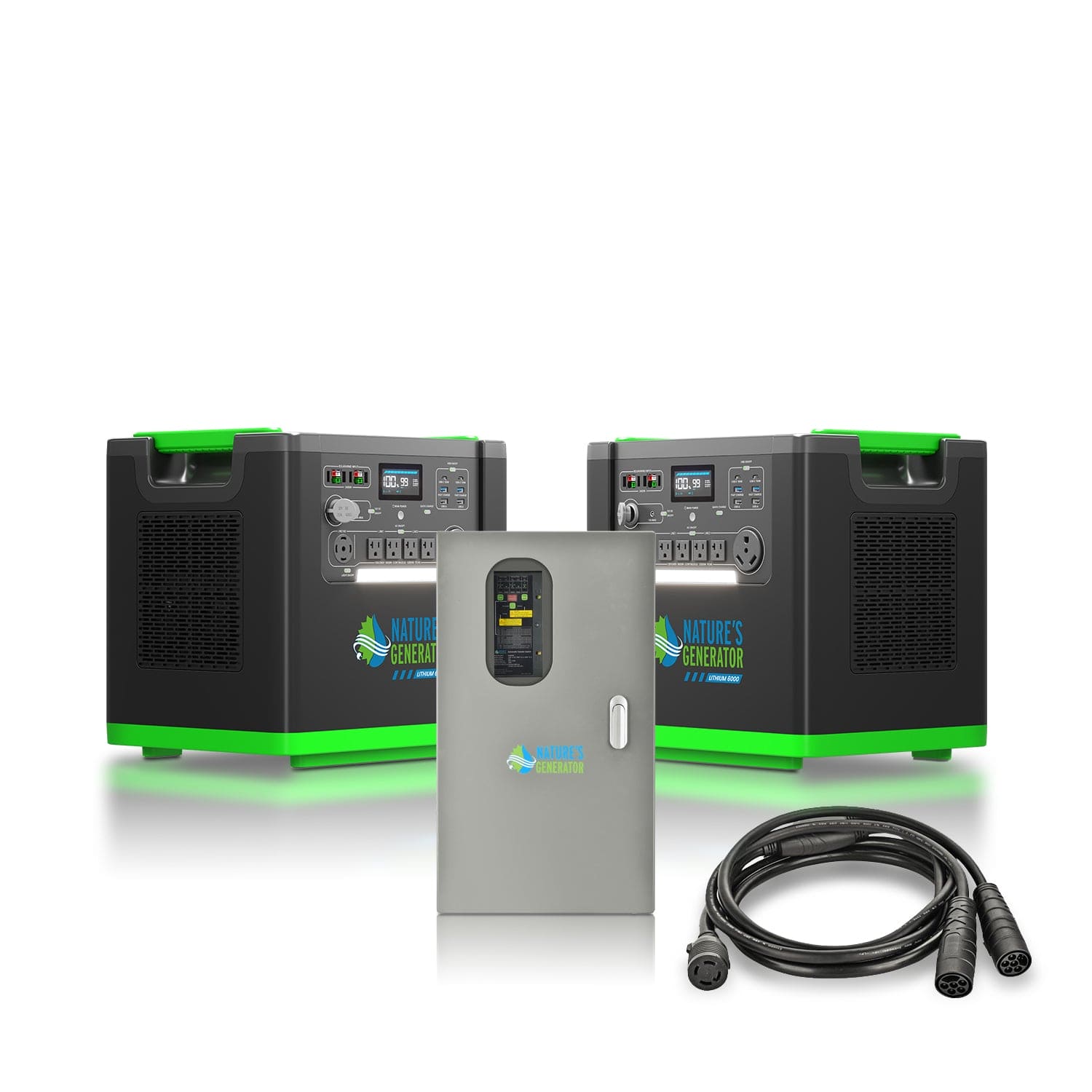 Nature's Generator Lithium 6000 + Transfer Switch | Whole-Home Backup product image