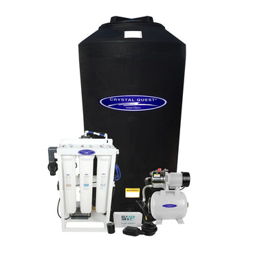 Crystal Quest 300 GPD Whole House Reverse Osmosis System with 165 Gallon Storage Tank Kit