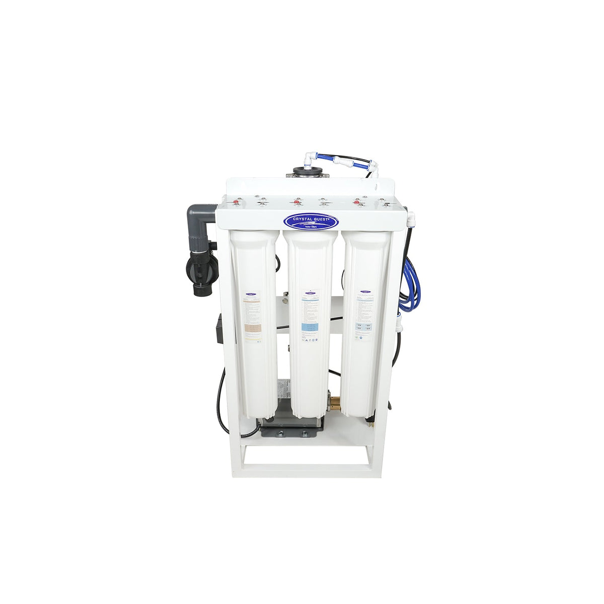 Crystal Quest 300 GPD Whole House Reverse Osmosis System Standalone Unit Front View