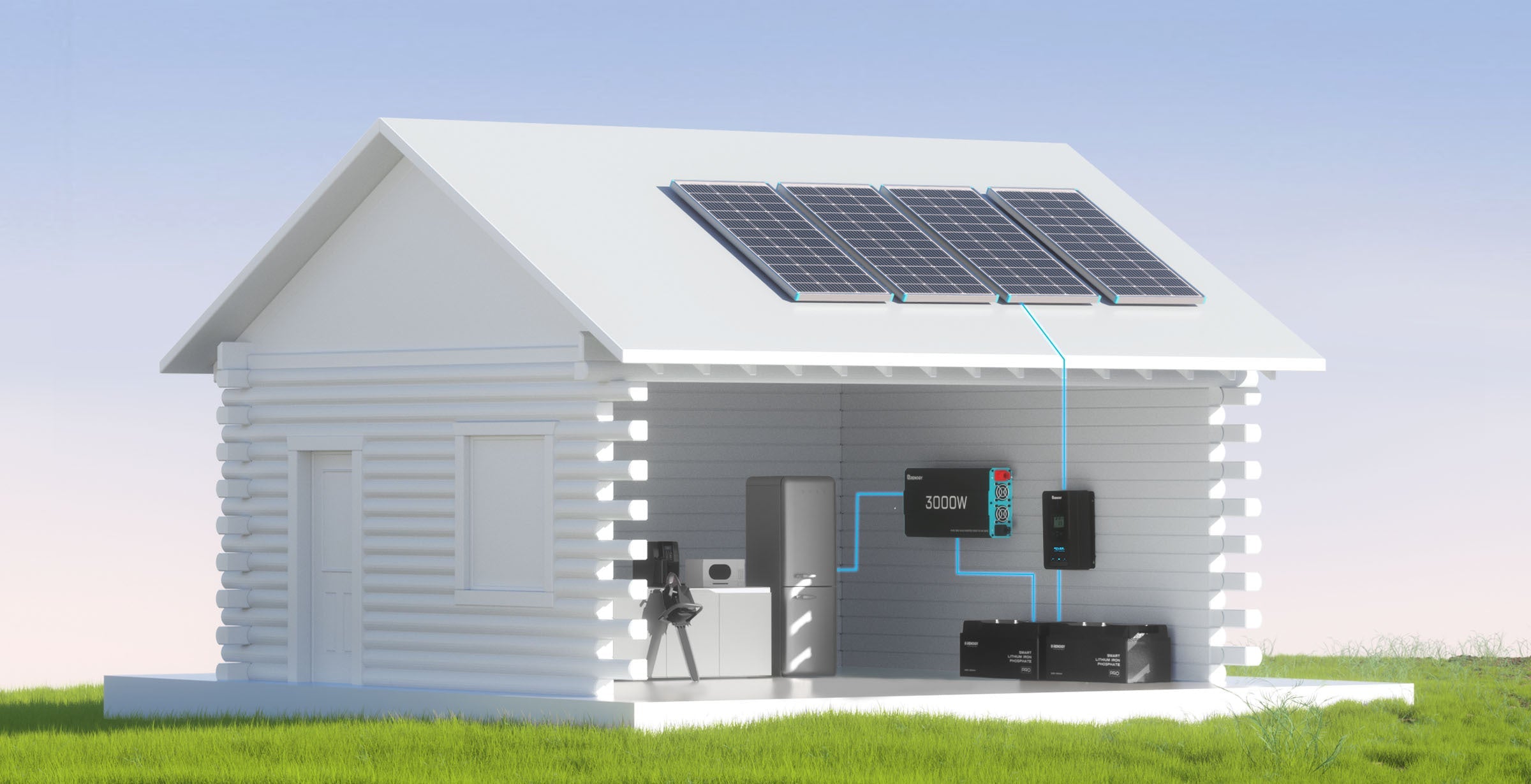 Renogy Workshop Solution 5.12kWh off-grid solar power kit - image 5