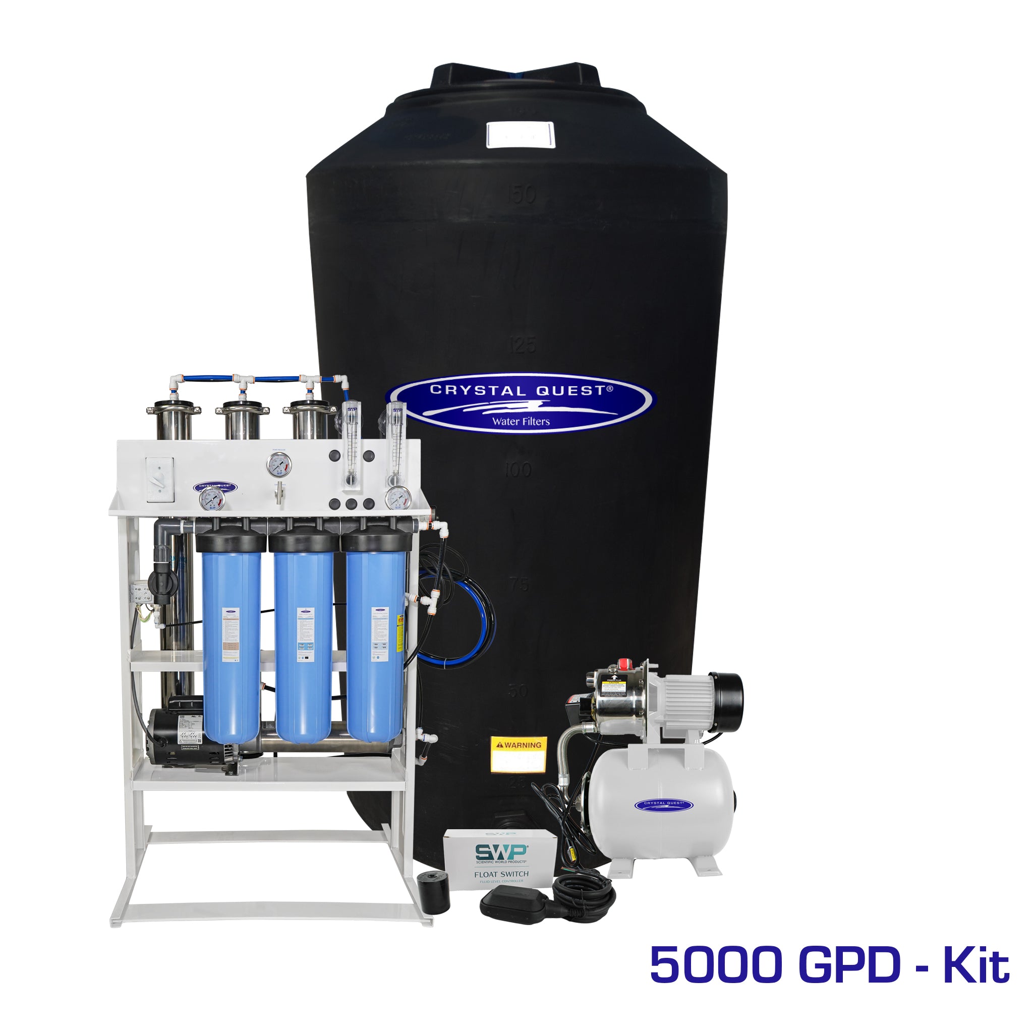 Crystal Quest Crystal Quest 5,000 GPD Whole House RO System + 220 Gal Stor - valve detail