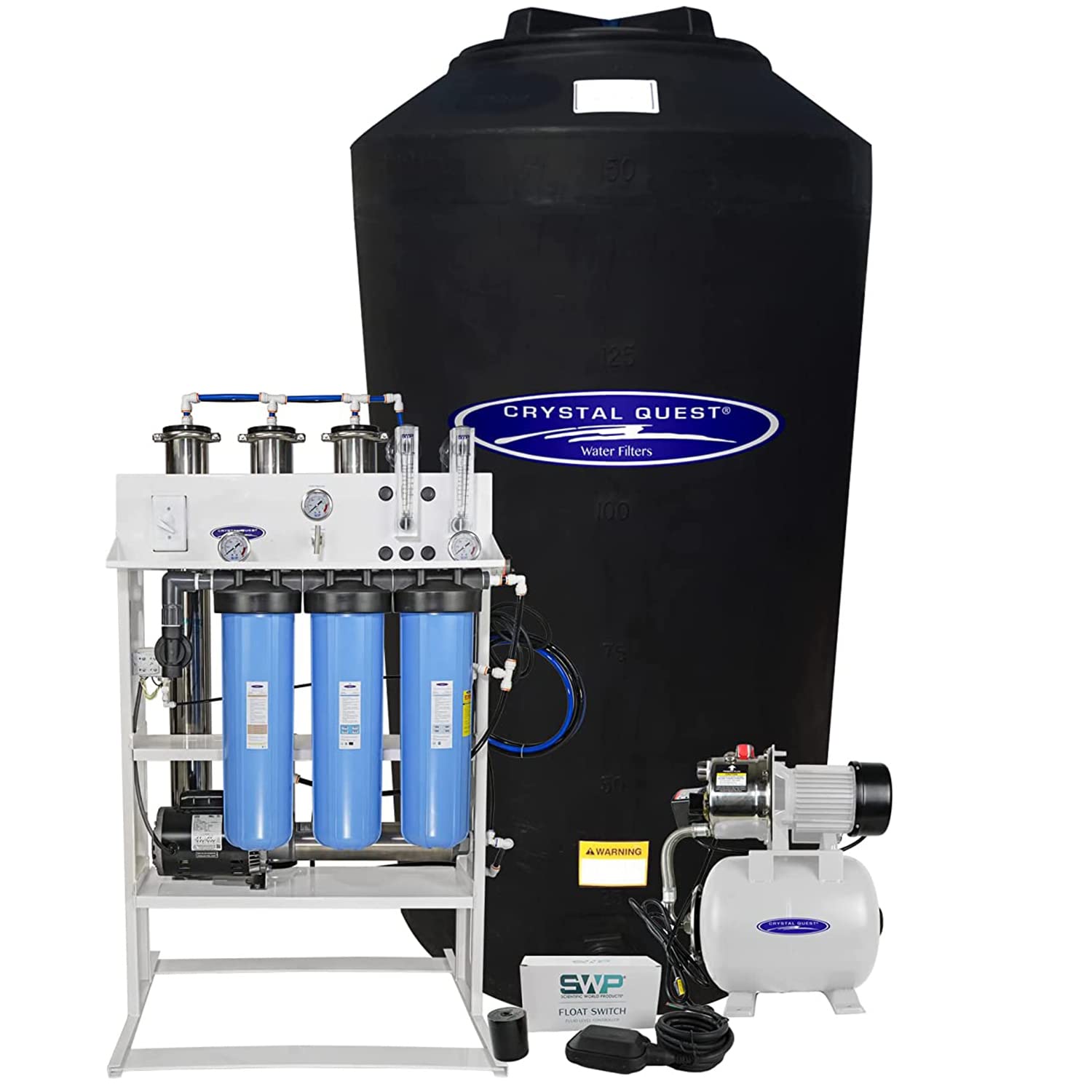 Crystal Quest Crystal Quest 5,000 GPD Whole House Reverse Osmosis System - system overview