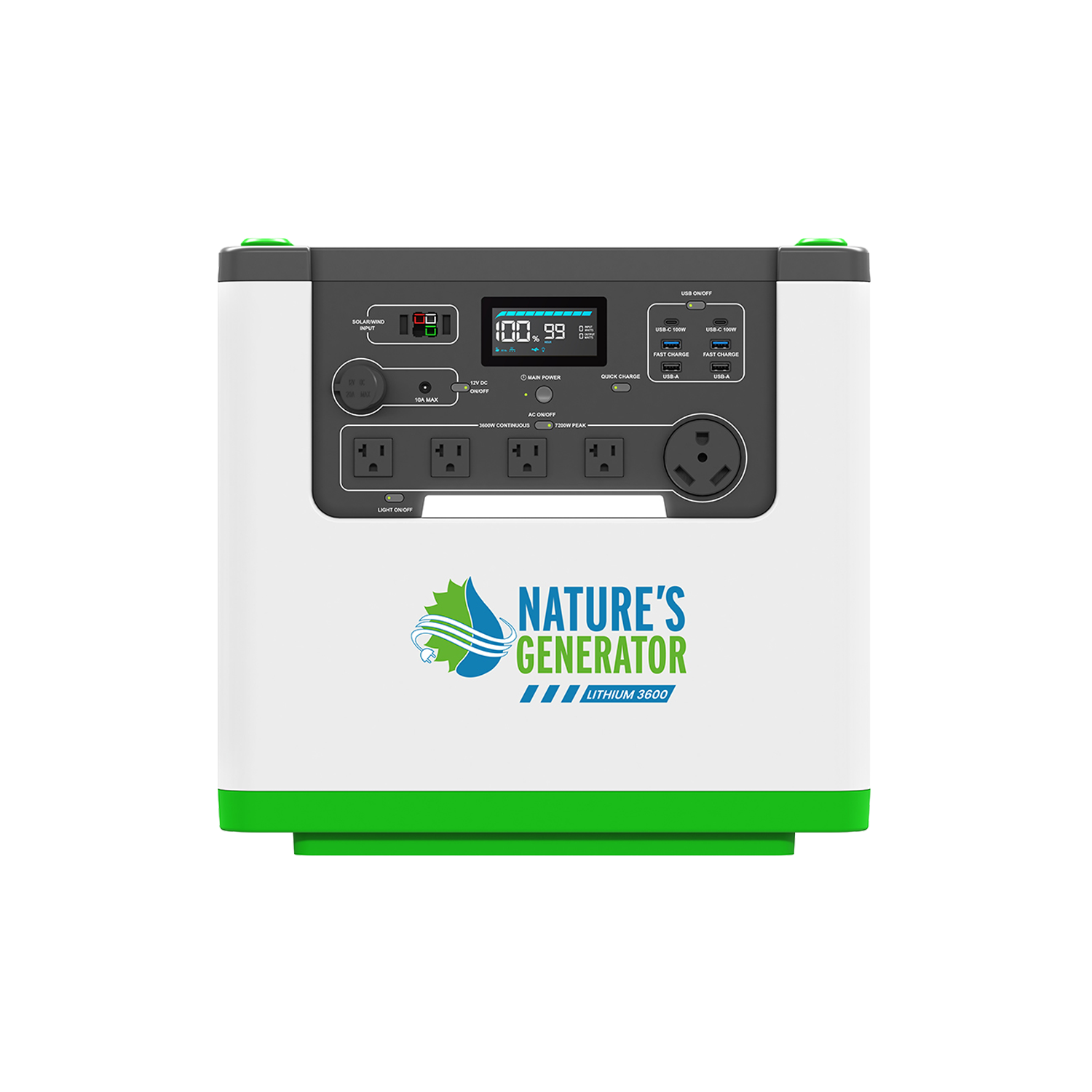 Nature's Generator Lithium 3600 Power Station | 3600W Backup Power product image