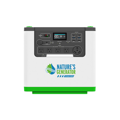 Nature's Generator Lithium 3600 Power Station | 3600W Backup Power product image