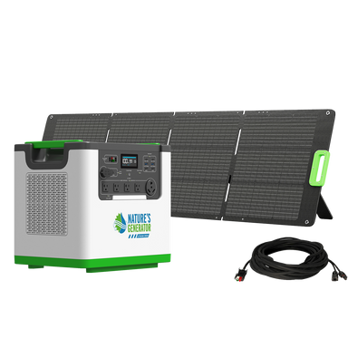 Nature's Generator Lithium 3600 Solar Generator | 3600W LiFePO4 Solar Backup product image