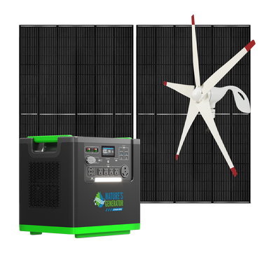 Nature's Generator Lithium 6000 Solar + Wind Generator product image