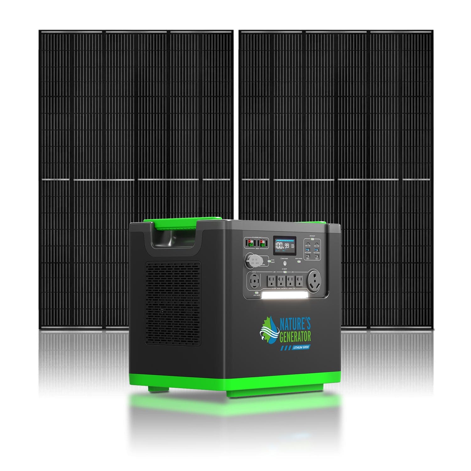 Nature's Generator Lithium 6000 Solar Generator | 6000W Solar Backup product image