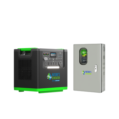 Nature's Generator Lithium 6000 + Transfer Switch | Whole-Home Backup product image