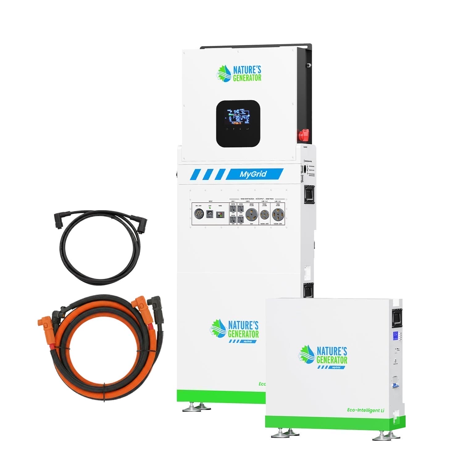 Nature's Generator MyGrid 10K Whole Home Generator | 10kW LiFePO4 Backup product image