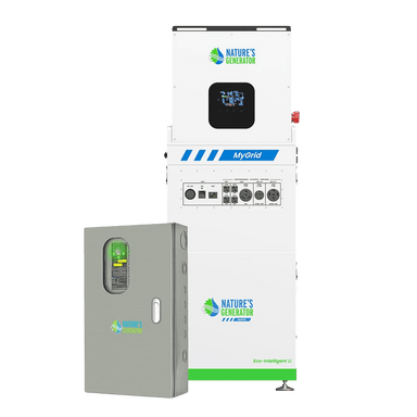 Nature's Generator MyGrid 10K + Transfer Switch | Home Battery Backup product image