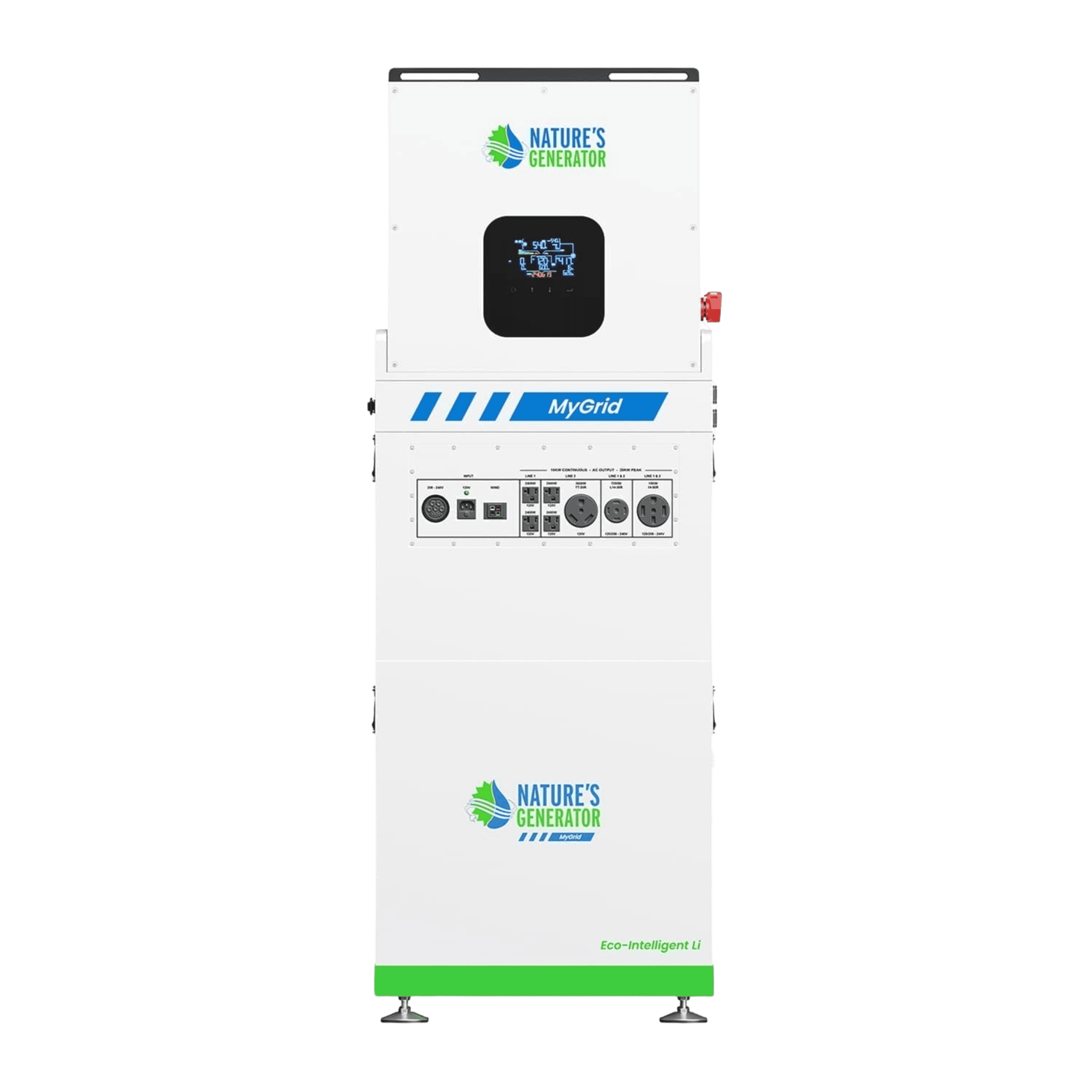 Nature's Generator MyGrid 10K Whole Home Generator | 10kW LiFePO4 Backup product image