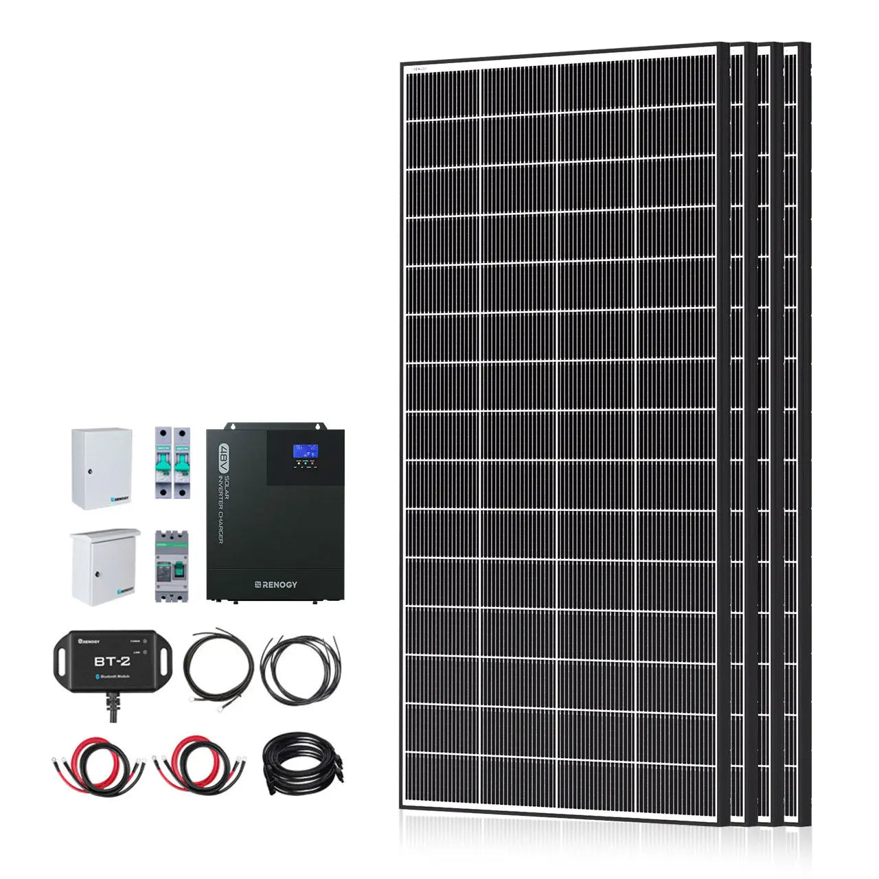 Renogy 1200W 2500W cabin solar kit 9.6kWh - image 1