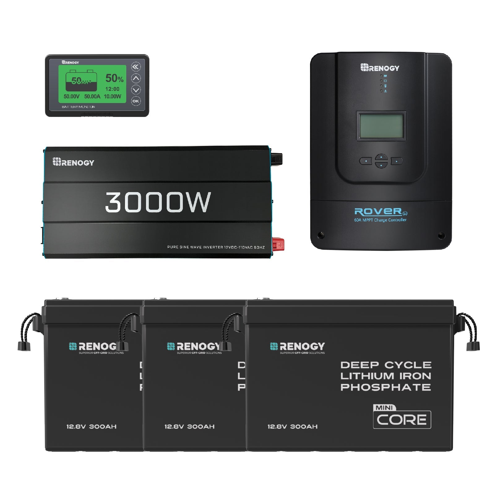 Renogy 11.52kWh power kit LiFePO4 off-grid solar system - image 5