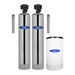 Crystal Quest Nitrate Whole House Water Filter with SMART Pre-Filter Stainless Steel Tank 1.5 Cu Ft
