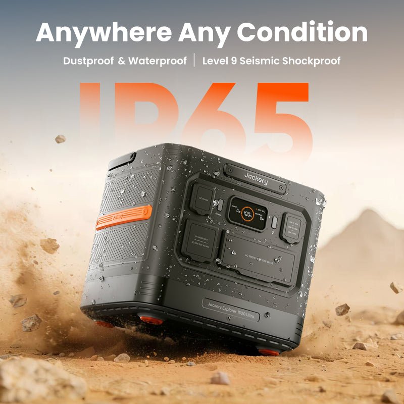 Jackery Explorer 1500 Ultra Solar Generator 1536Wh LiFePO4