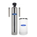 Crystal Quest Nitrate Whole House Water Filter Standalone Stainless Steel Tank 1.5 Cu Ft Front View